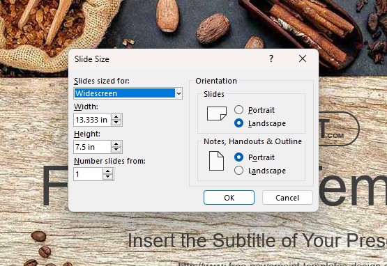 Difference Between Slide Size and Page Size in PowerPoint2