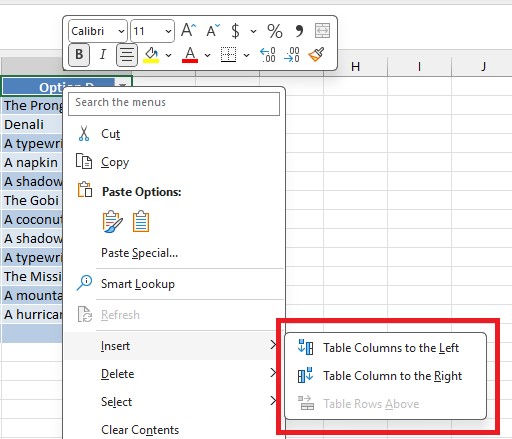 How to add one or more columns in excel3