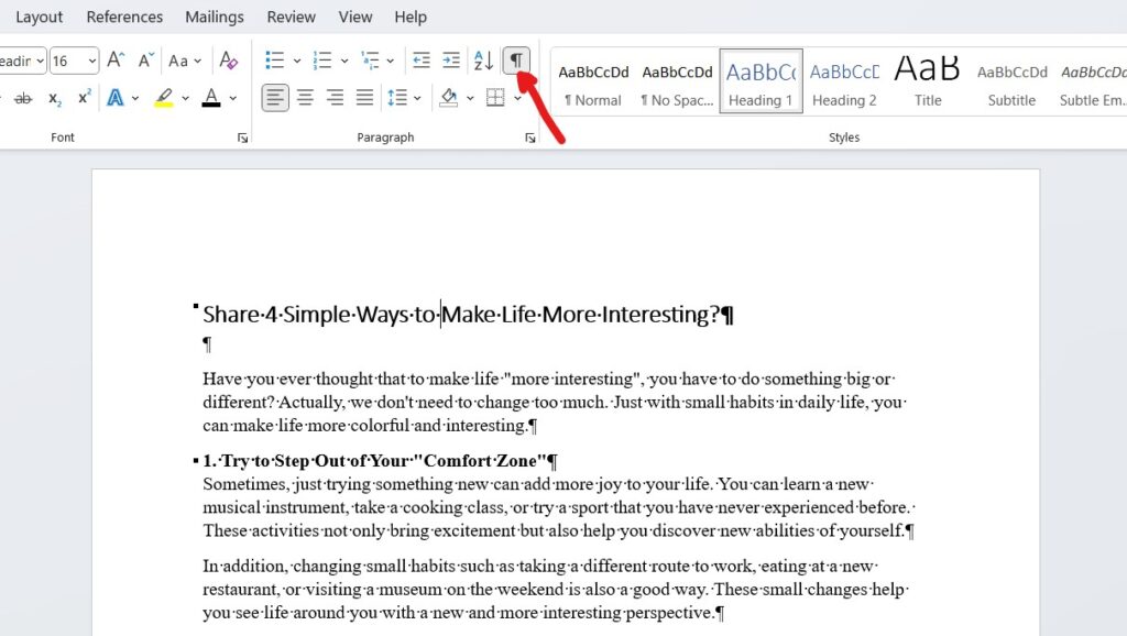 Instructions on how to delete all Section Breaks in Microsoft Word fastest