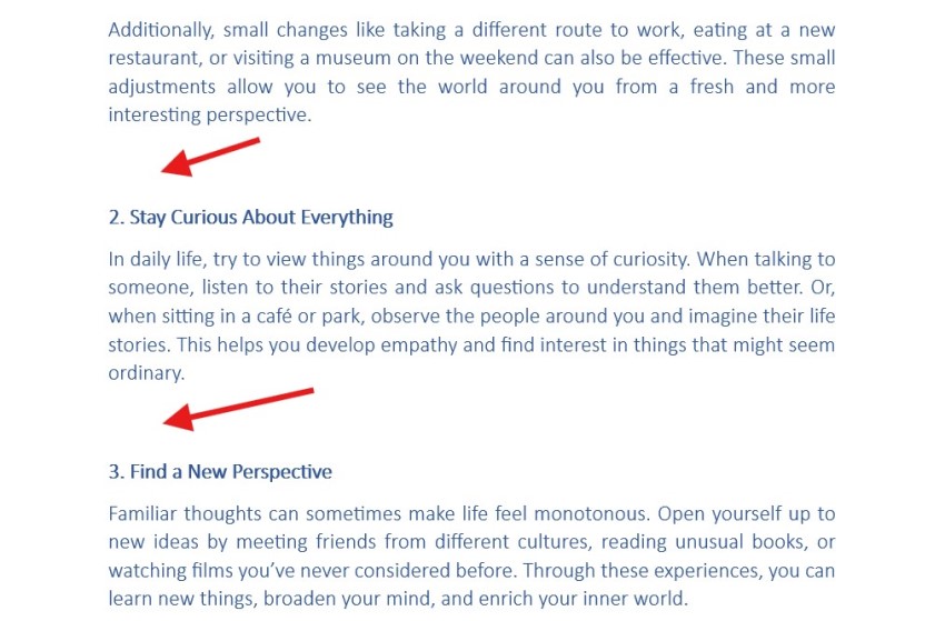 Instructions on how to find and replace formatting in Word 7