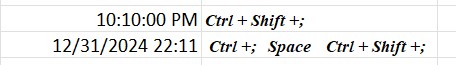 Instructions on how to insert and format time in Excel 5