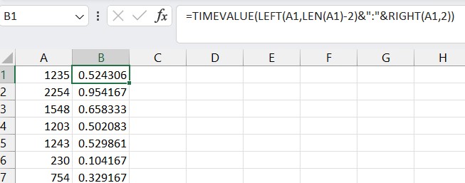 Optimize Time in Excel6